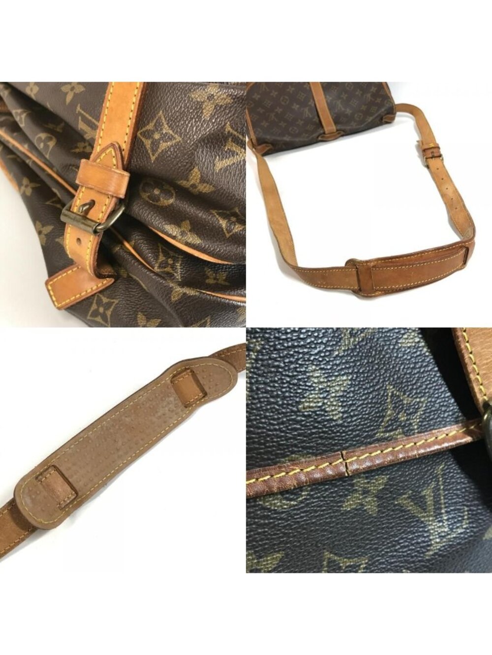 Louis Vuitton Shoulder Bag Saumur 35 Monogram Canvas Brown - Picture 7 of 9